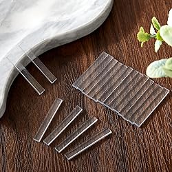 Innconee 100 Pcs 1/8" x 1/4" x 2" Clear Setting