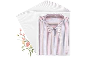 COIDEA Cellophane Bags, 100 Pcs Resealable Clear Poly Bags for Clothes, Party Favors, Artwork & Decorative Wrappers(10x14)