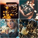 Jsdoin Fairy Lights 12 Pack 2m 20 LED Battery Copper Wire Indoor Outdoor Warm view 6