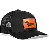 HAKA Dachshund Black Trucker Hat – Dog Mesh Snapback Cap for Men, Women & Golf, Outdoors Baseball Dad Hat