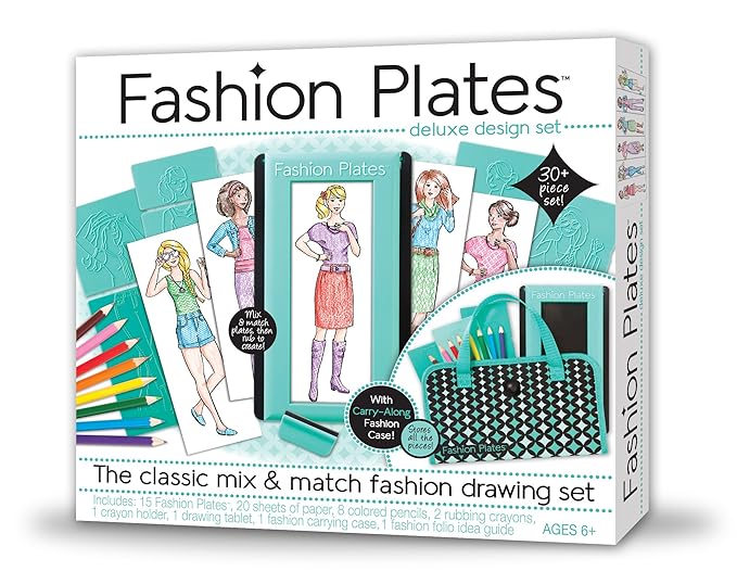 Kahootz Fashion Plates Deluxe Kit Amazon.in Toys & Games