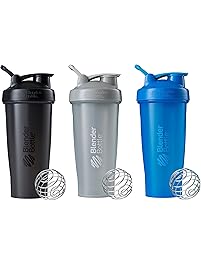 BlenderBottle Classic Loop Top Shaker Bottle 3-Pack, 28 oz, Colors may vary