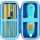 Aenllosi Hard Case for 3Doodler Start+Essentials 2024 3D Pen, Blue | EVA case construction, Water-resistant design, Dust-resistant design, Smooth zipper access, Case only