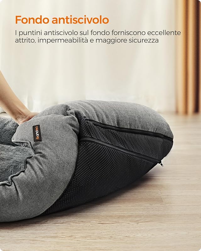 Cuccia per Cani, Bordi Rialzati, 110 x 75 x 27 cm