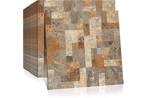 Midcard 10-Sheel Peel and Stick Backsplash Tile for Kitchen, Mosaics Faux Stone Backsplash