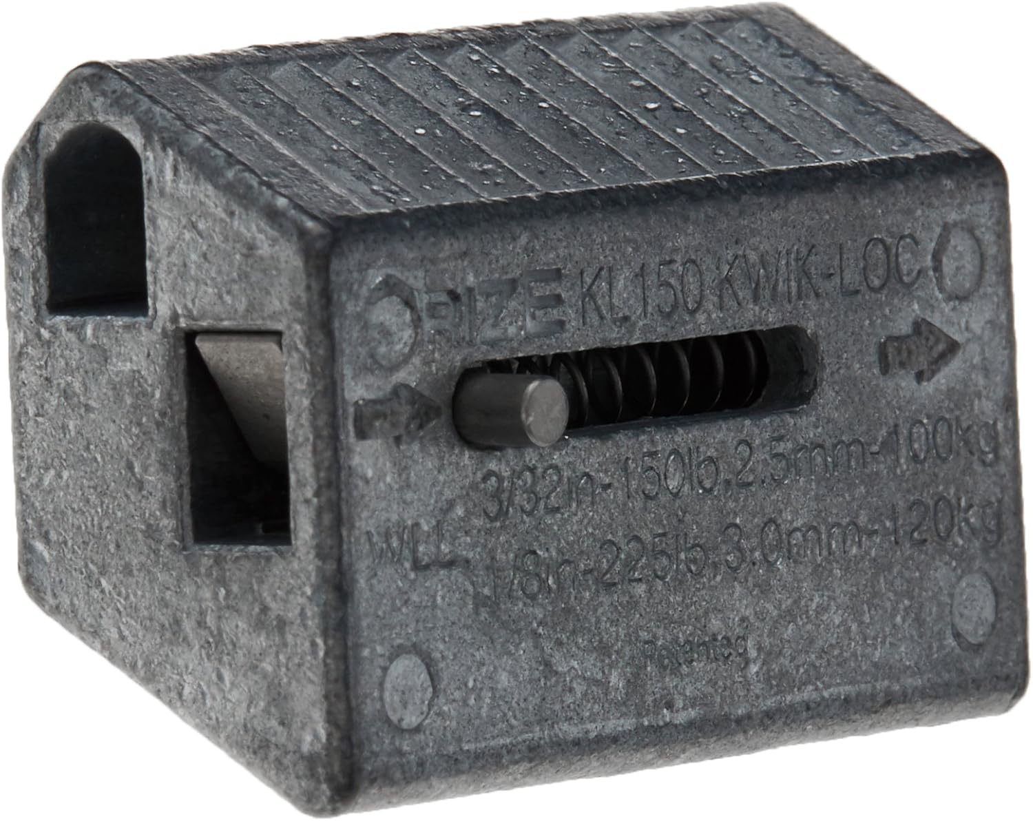 Quick-Fit Wire Cable Lock for Cable up to Maximum Diameter 3 mm Pack of 1 4805424