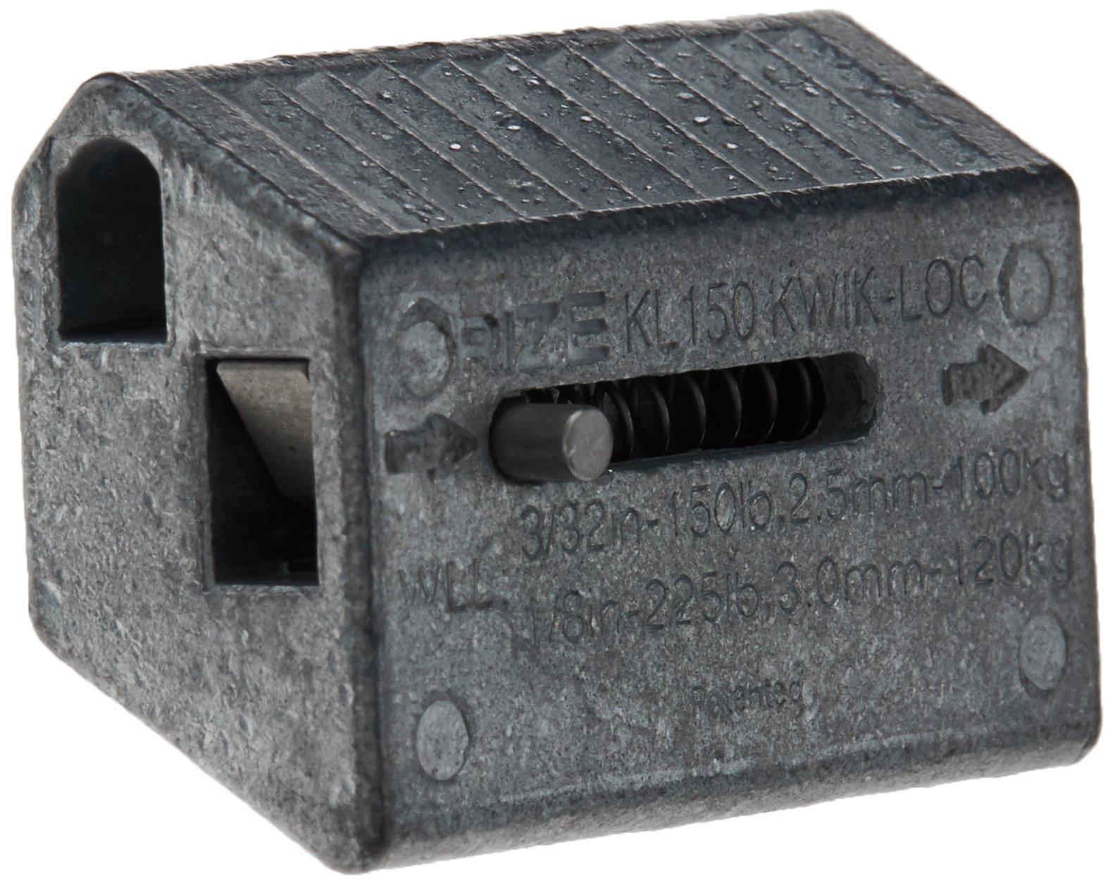 Quick-Fit Wire Cable Lock for Cable up to Maximum Diameter 3 mm Pack of 1 4805424