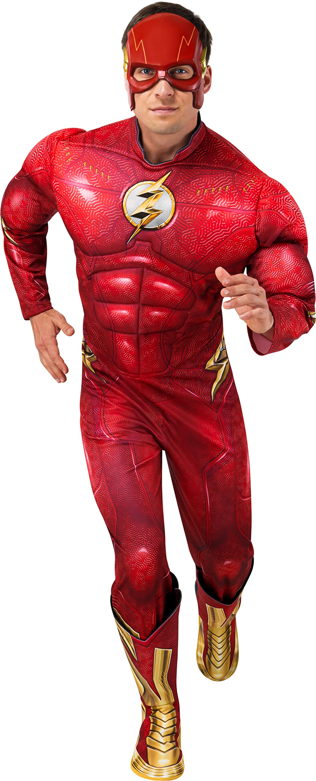 Photo 1 of Rubies DC The Flash Movie: The Flash Deluxe Costume for Adults, Men's Large