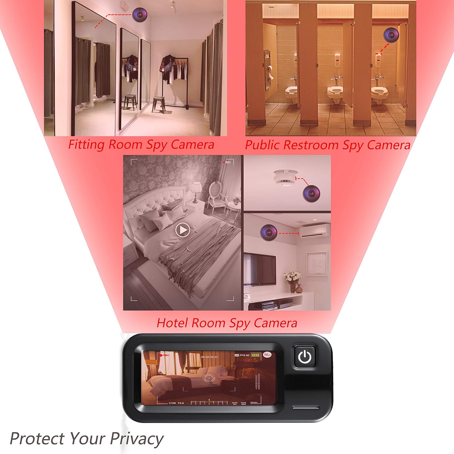 Hidden Camera Finder Powerful Task Hidden Camera Detector