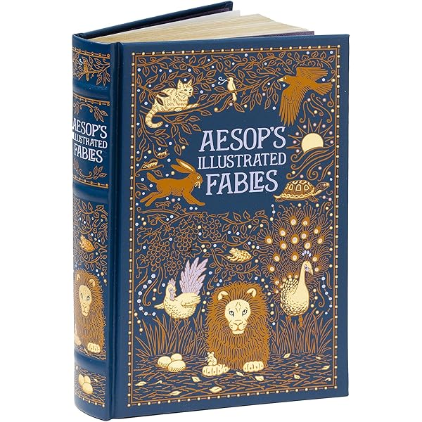 Aesop's Fables Illustrated (Leather-bound Classics): Aesop