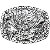 Belt Buckles Men Western Cowboy - Big Belt Buckle Vintage Mens Belt Buckles Large Belt Buckle Gifts for Men & Women