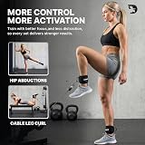 DMoose Fitness Ankle Straps for Cable Machines with Premium Padding view 6