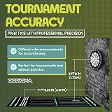 Designa Darts Non Slip Carpet Darts Mat Green 60cm view 5