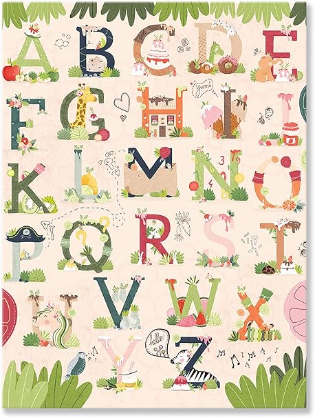 Oopsy Daisy Br Nameinternal Dulce Abc Vertical 18 X 24 Lona