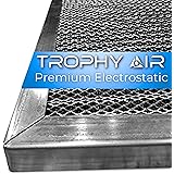 Trophy Air Washable Electrostatic HVAC Furnace Air Filter, Lasts a Lifetime, 6 Stage Permanent Air Filter, Healthier Home or 