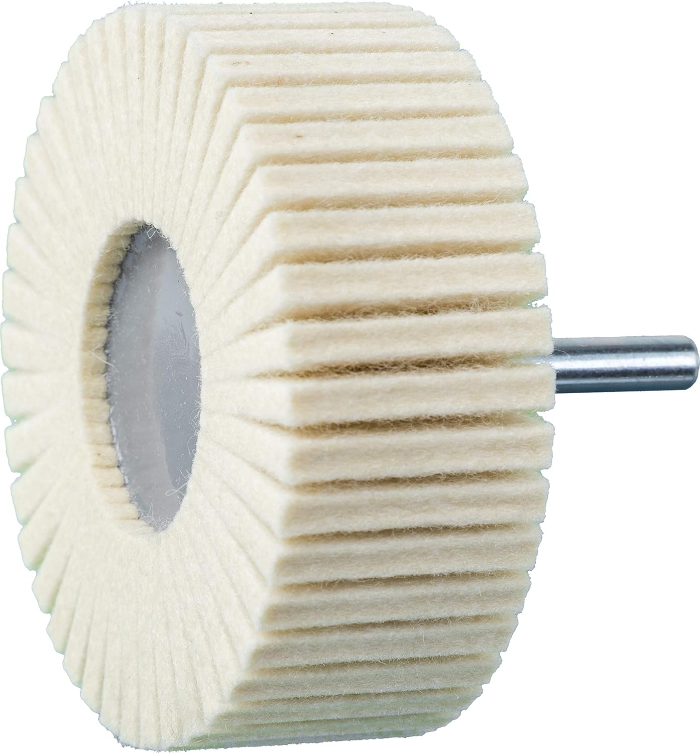 PFERD 48551 Mounted Felt Flap Wheel, Hard Type, 3" Diameter x 1" Lengh