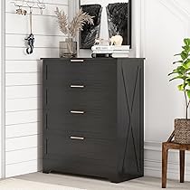 Amazon.com: FTZxHKLX Modern 4 Drawer Dresser for Bedroom