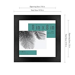 MCS Studio Gallery 8x8 Picture Frame Black