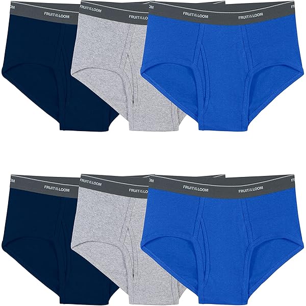 Hanes Men's 5-Pack Fresh IQ Comfort Mid-Rise Sport Briefs - 2XL/2XG (44-46), Cool & Breathable