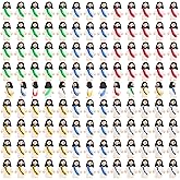 nedeqi 100 PCS Little Jesus Figures, Mini Jesus Figurines in Bulk, Tiny Pocket Rubber Jesus Love You Figure for Religious Party Favors, Sunday School, Baptism Gift, Easter Egg Stuffers (100)