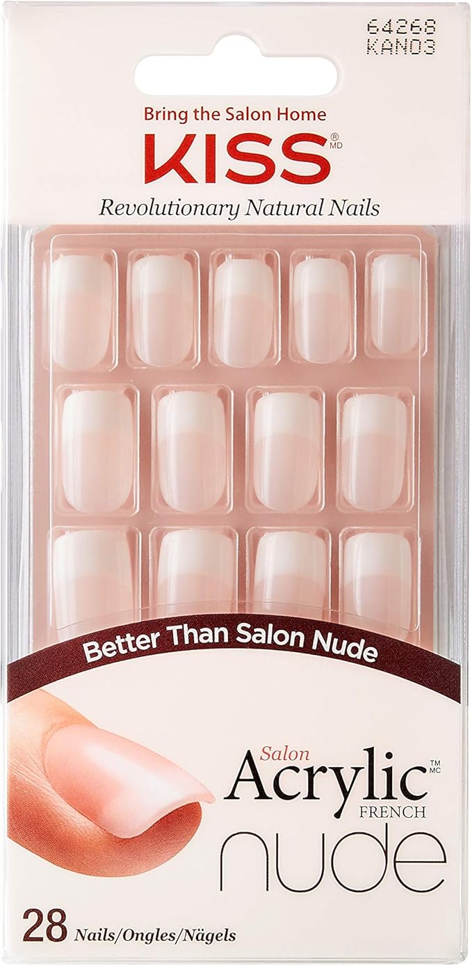 Kiss Salon acrylic nude nails, Cashmere, 26 Grams Amazon.ca Beauty