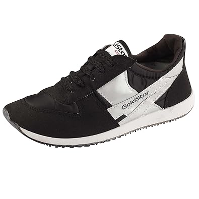 black goldstar shoes