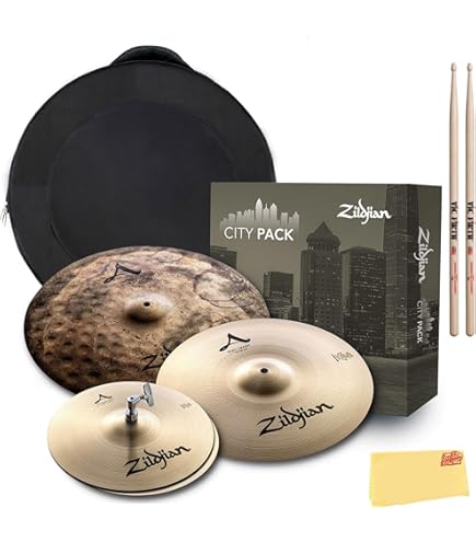 Amazon.com: Zildjian KCD900 Custom Dark Cymbal Pack 14/16/18/20