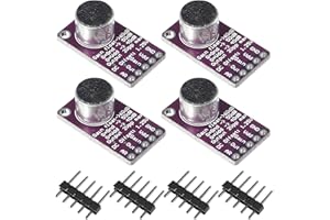 4 Pcs MAX9814 Electret Microphone Amplifier AGC Microphone Preamplifier Module Auto Gain Control