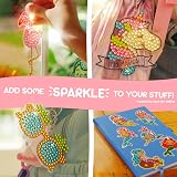 Blue Squid Summer Diamond Art Kit for Kids 5D Gem Craft Gift Set view 2