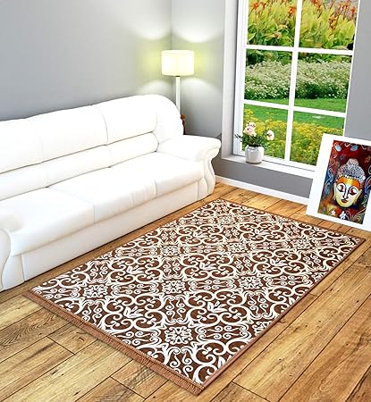 Decorista Chenille Carpets (Brown, Standard)