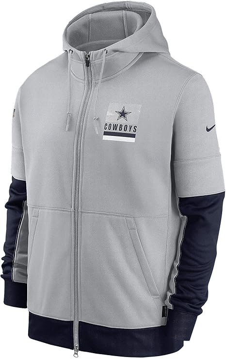 dallas cowboys full zip hoodie sweatshirt