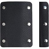 bociloy 2PCS Leather Handbag Handle Wrap Covers, Purse Wallet Strap Protector Pads, Soft Grip for Tote Bag Suitcase Travel Shopping Bag Craft Making Supplies, Black