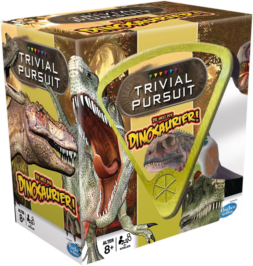 Winning Moves Trivial Pursuit Dinosaurs - The Great Question and Answer Fun for 2+ Players, Ages 8 and Up