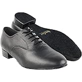 Very Fine Mens Wide Adrian Leather Ballroom Salsa Tango Waltz Latin Smooth Swing Dance Shoe Black