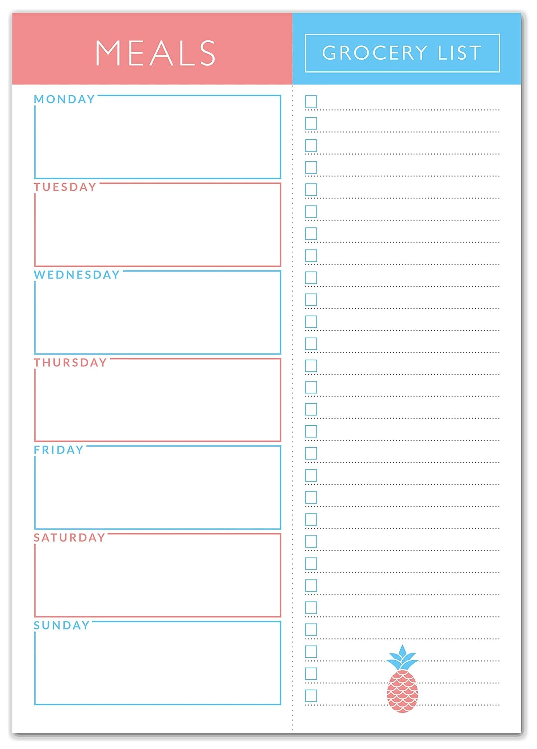 Best Weekly To Do List Magnetic Refrigerator 8X10 Home Gadgets