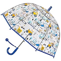 RONIARE Kids Umbrella Clear Bubble Umbrellas for