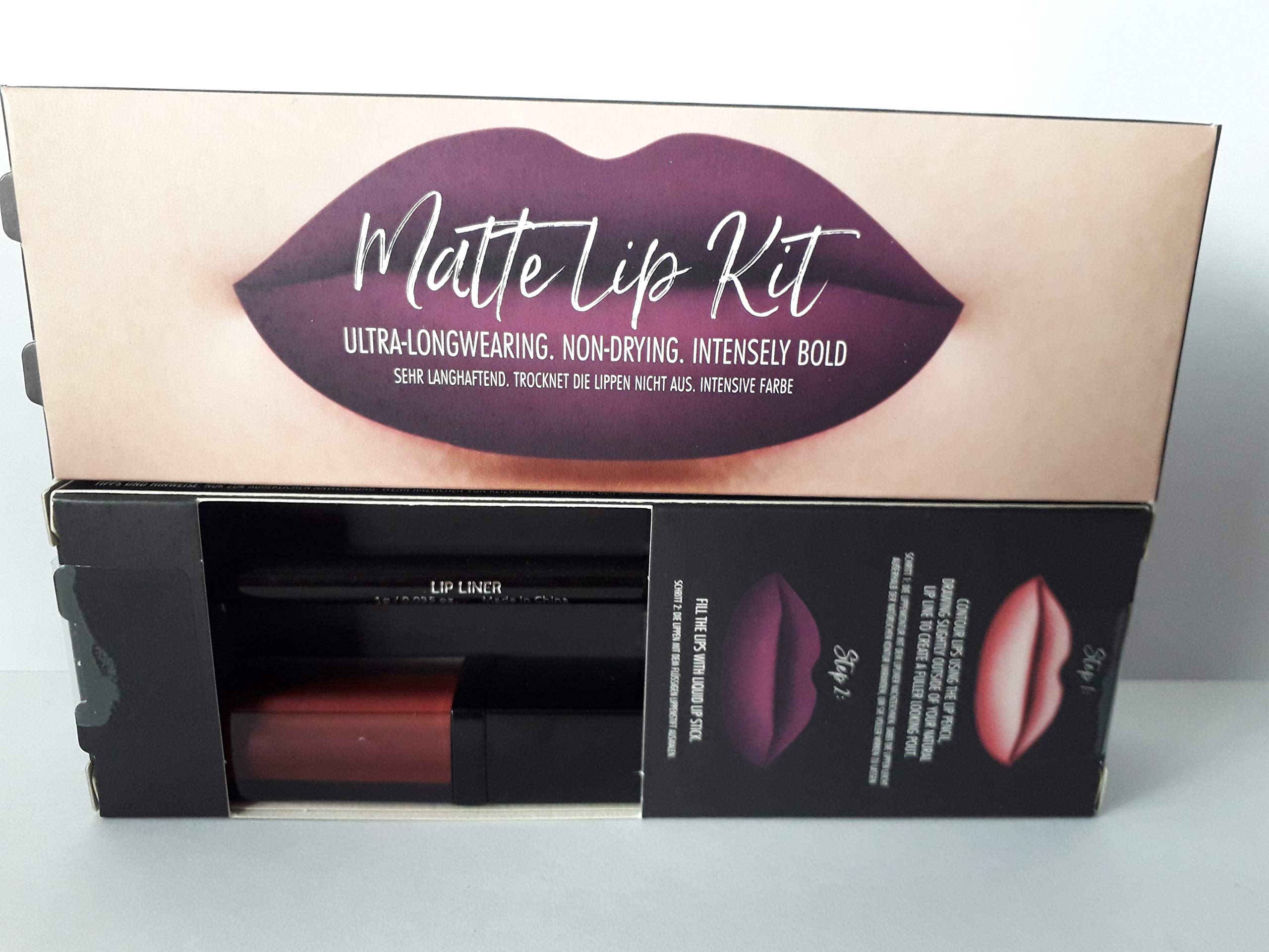 Deep Plum Matte Lip Kit