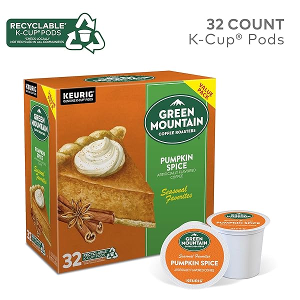 GREEN MOUNTAIN COFFEE ROASTERS SEASONAL SELECTIONS PUMPKIN SPICE 32 COUNT