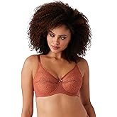 Wacoal Women's Retro Chic Unlined Mesh Full Coverage Underwire Bra, 855186