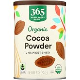 365 by Whole Foods Market, Organic Cocoa Powder, Unsweetened, 8 Ounce