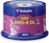 Verbatim DVD+R DL 8.5GB 8X Branded Surface 50 Pack Spindle view 1