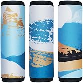 HEYSKAY 3PCS Neoprene Luggage Handle Wraps for Suitcase Luggage Identifier | Luggage ID Tags for Suitcases, Travel Bag Handle Wraps Cover, Door Handle Protection, Travelling Accessories
