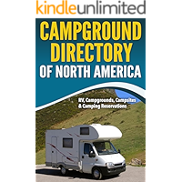 Campground Directory of North America: RV, Campground, Campsites & Camping Reservations book cover