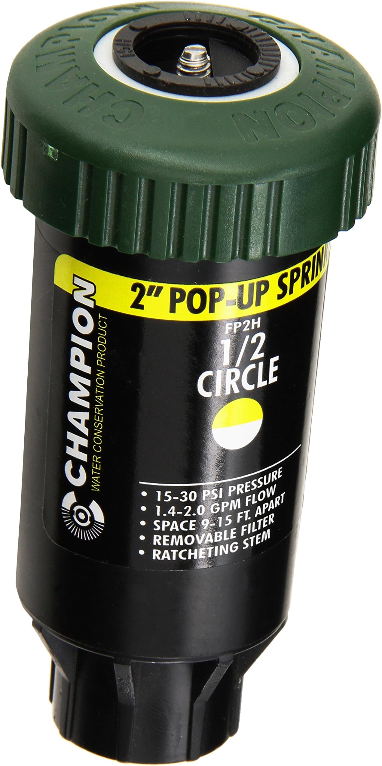 CHAMPION IRRIGATION PD FP2H Half Pop Up Sprinkler Head, 2-Inch
