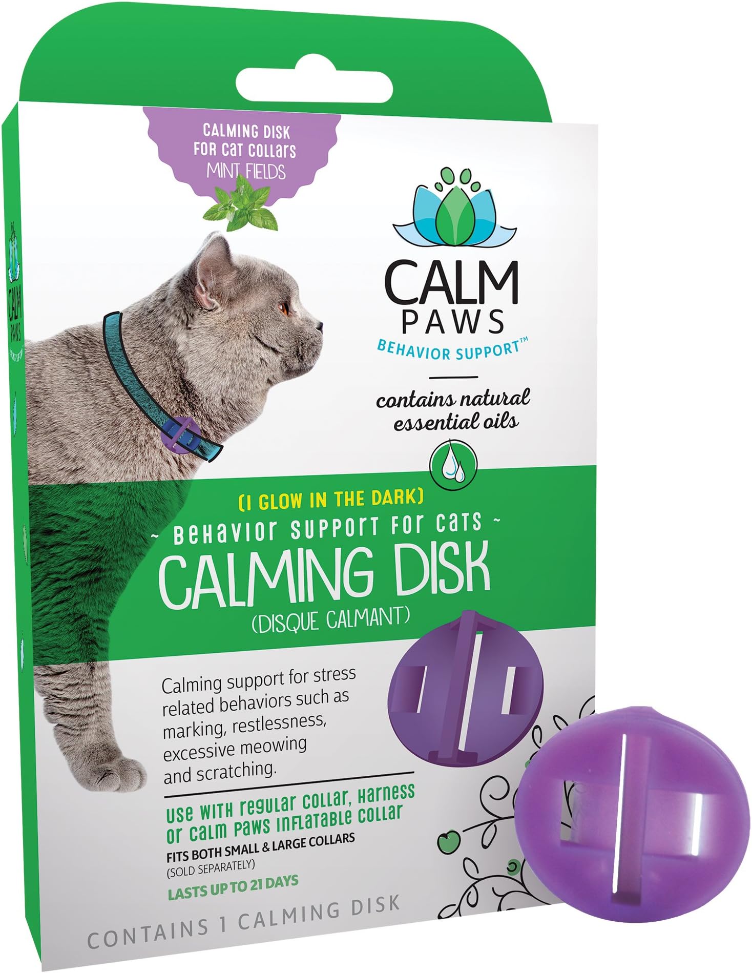 Calm Paws Calming Disk Medallion Cat