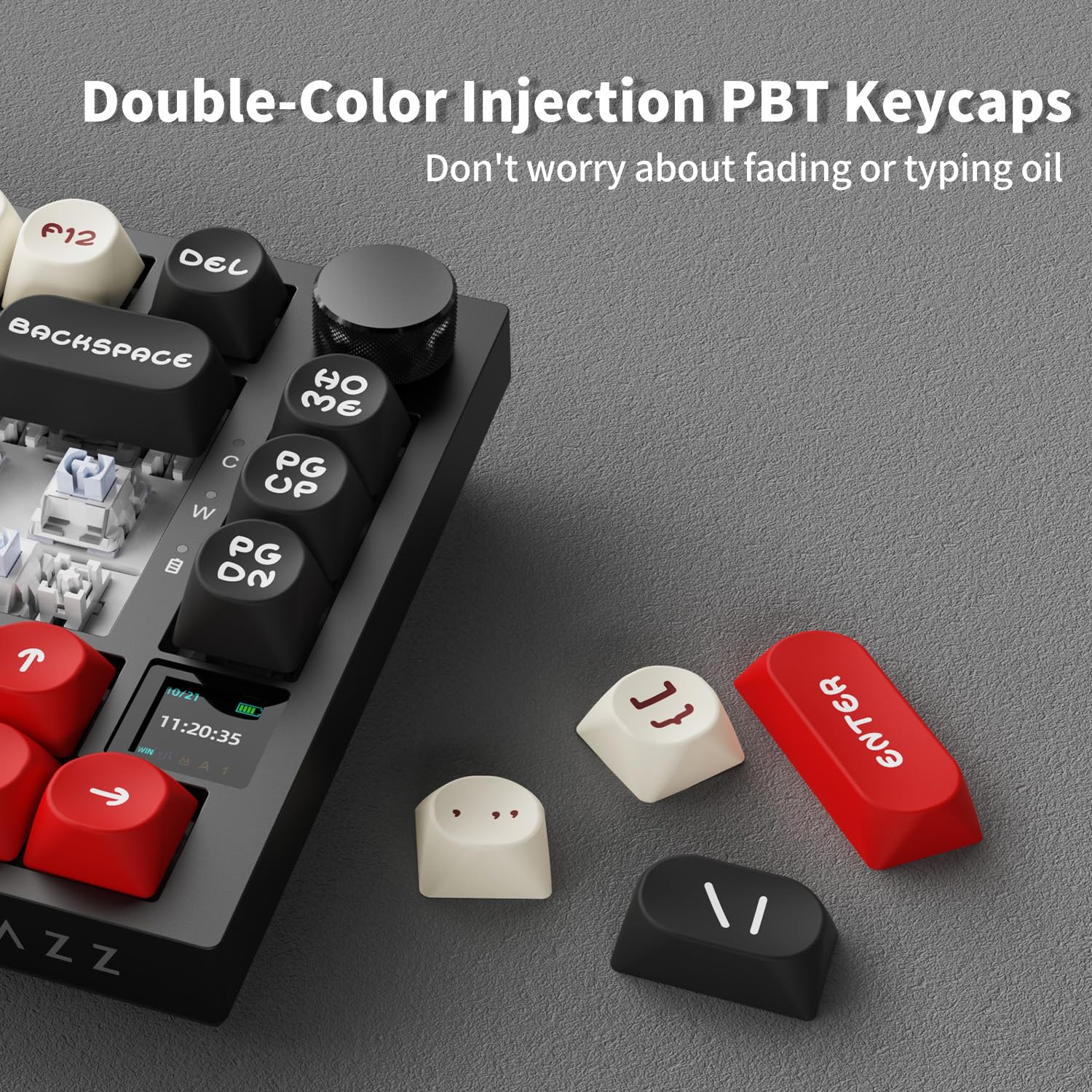 Mua 122 Keys Double Shot PBT Keycaps Set, MOA Profile Round Large ...