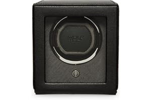 WOLF DESIGNS Wolf Cub Single Watch Winder with Glass Cover