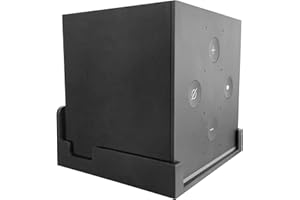 Dot Genie Easy Hanging Fire TV Cube Wall Mount (Fits 1st & 2nd Gen and New 3rd Gen Fire TV Cube) | Updated for More Support | Totally Hides Cords | Improves Visibility | Quick Install