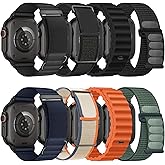 8 Pack Compatible with Apple Watch Ultra 3/2 Band 49mm 46mm 45mm 44mm 42mm Men Women,Breathable Trail Loop+Alpine Loop+Ocean+Nylon Sport Loop Band for iWatch Series 11/10/9/8/7/6/SE/5/4/3,Ultra 3 2 1