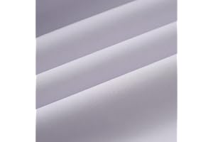 Wooqu Book Cloth, Fabric Surface and Paper Backed, Easy to use, Strong, 17x29”, for Book Binding, Light Purple